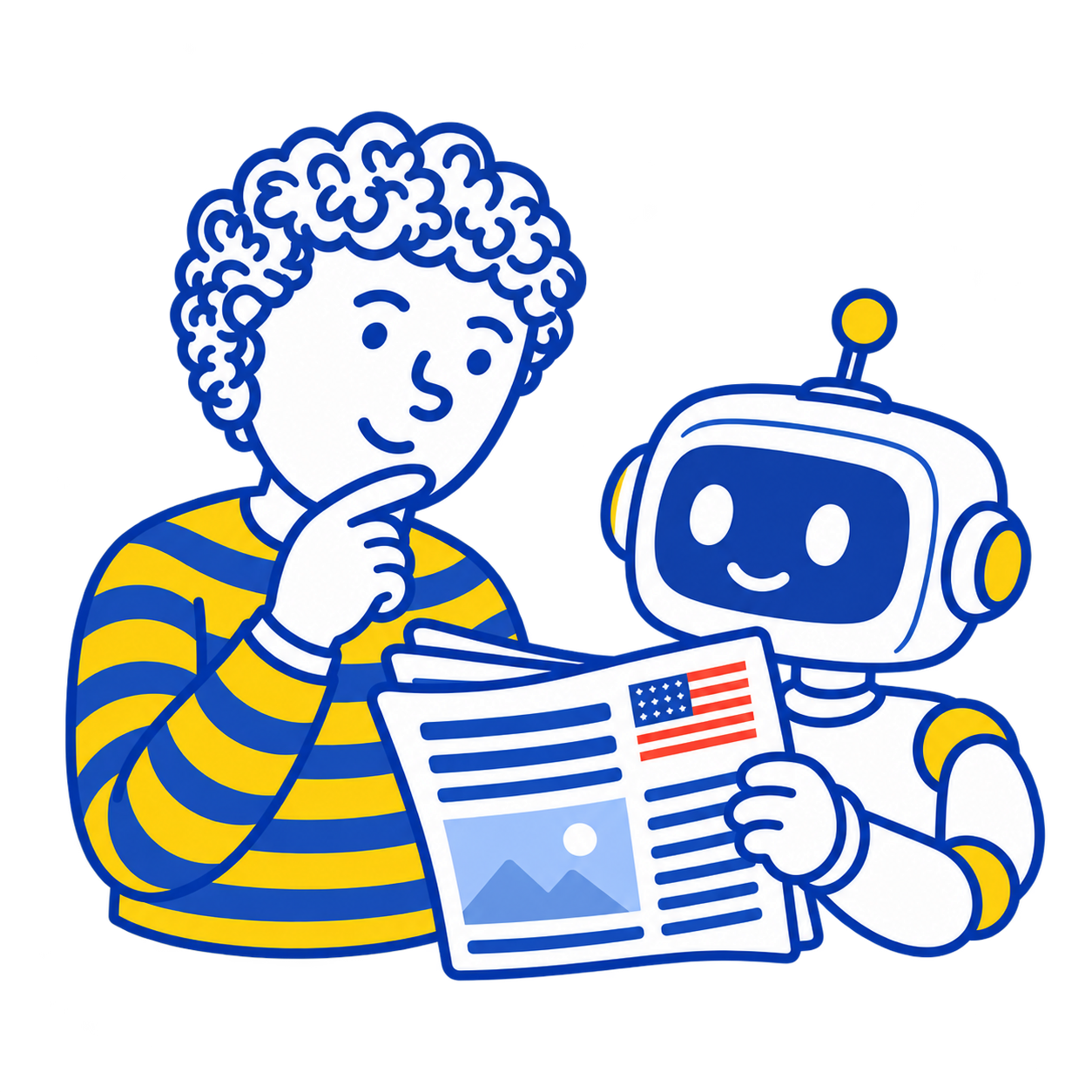 do americans use ai for news